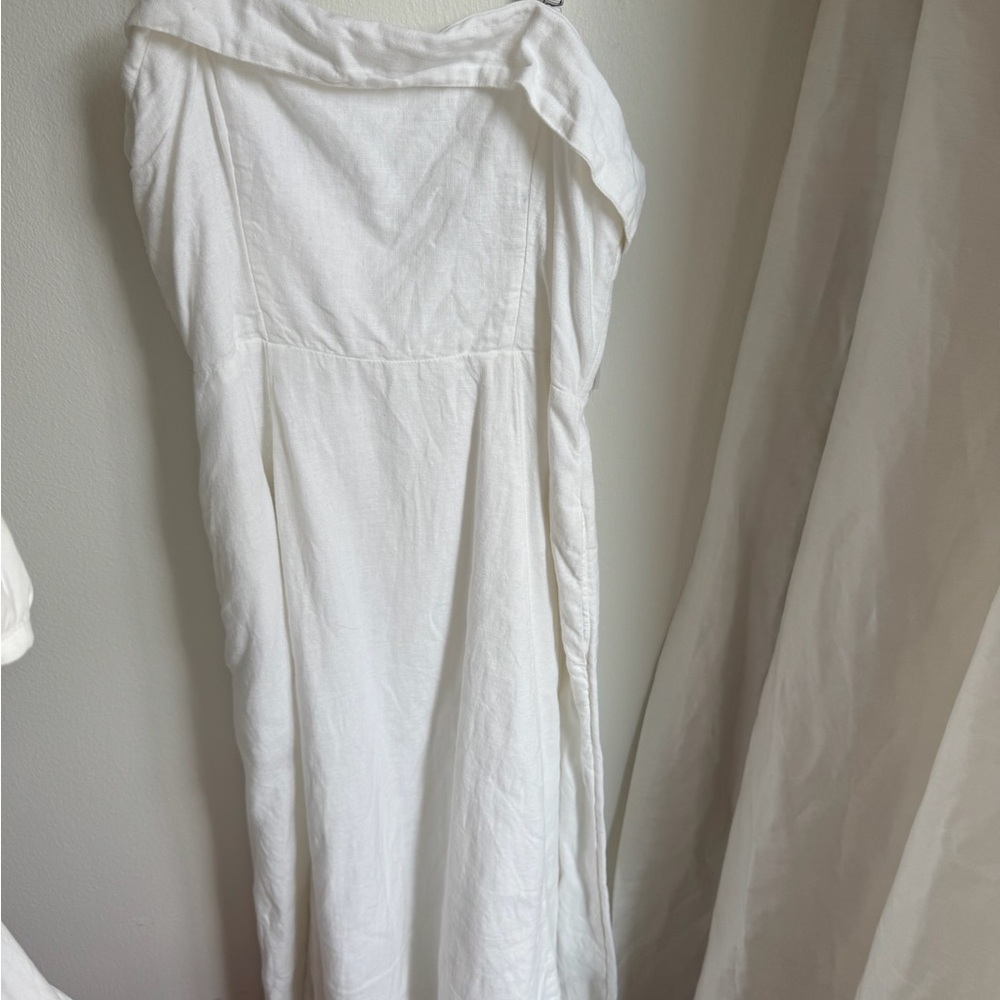 Abercrombie & Fitch White Textured Top
